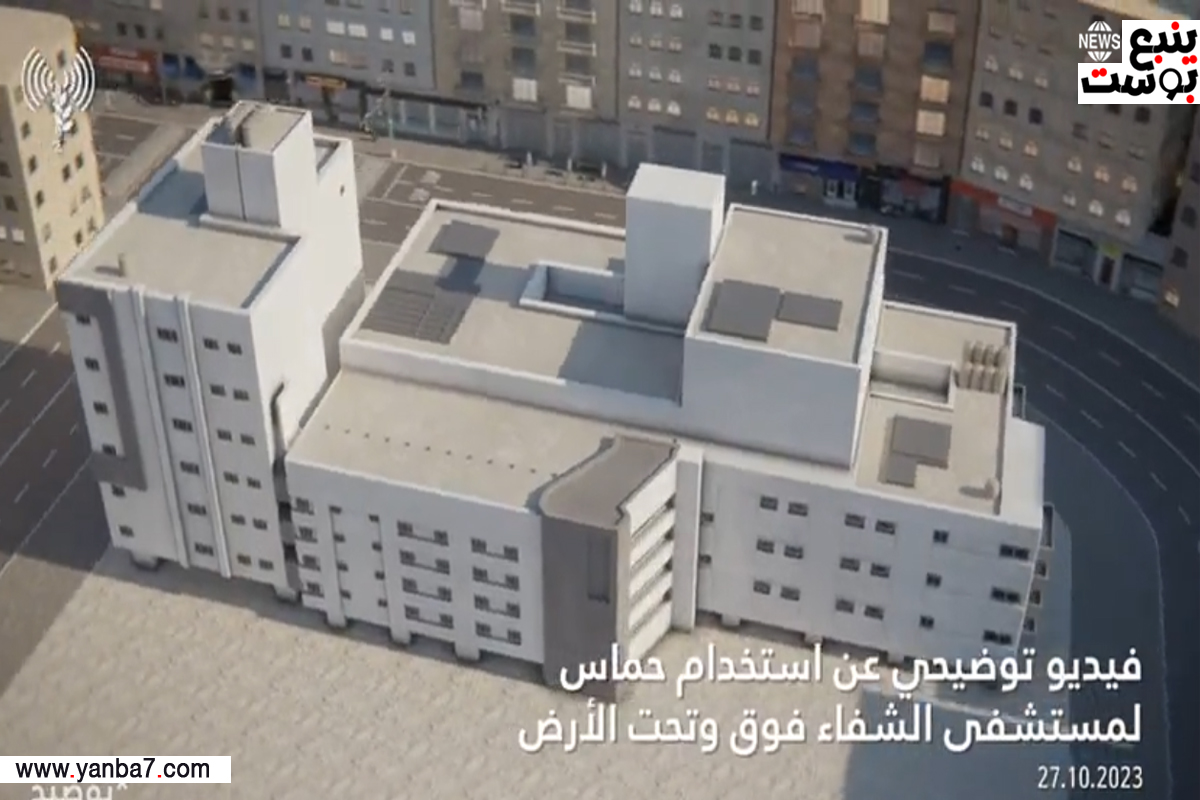 الجيش الإسرائيلي يلوح إلى قصف مستشفى الشفاء بغزة (فيديو)